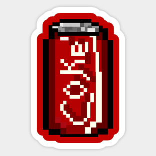 COKE PIXEL ART Sticker